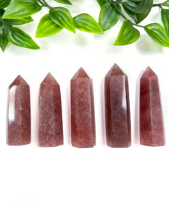 Strawberry Quartz point