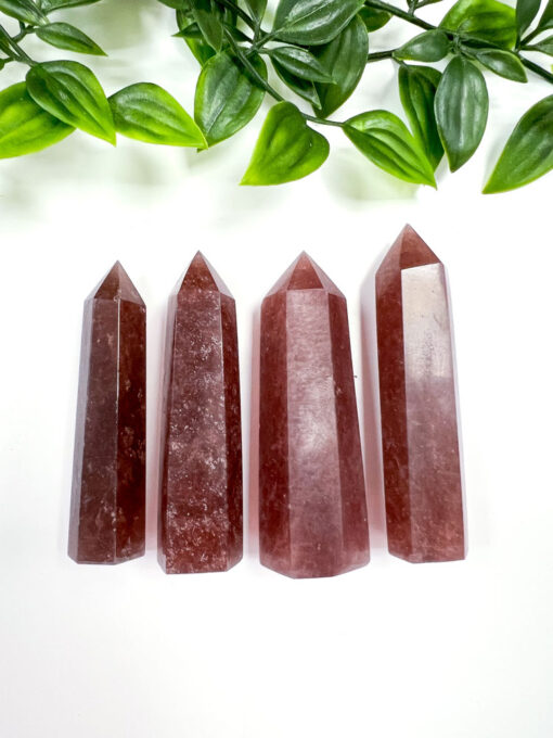 Strawberry Quartz point