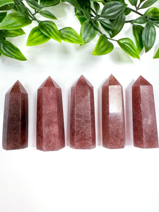 Strawberry Quartz point