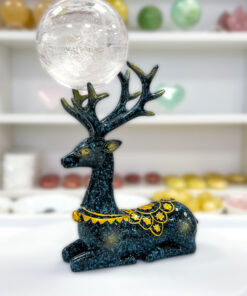 blue stag sphere stand