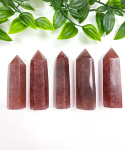 Strawberry Quartz point