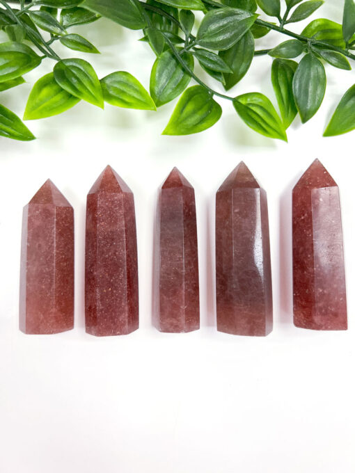 Strawberry Quartz point