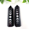 Black Obsidian Moon Phase Point