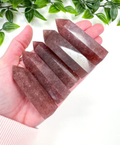 Strawberry Quartz point