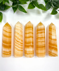 Orange Calcite point