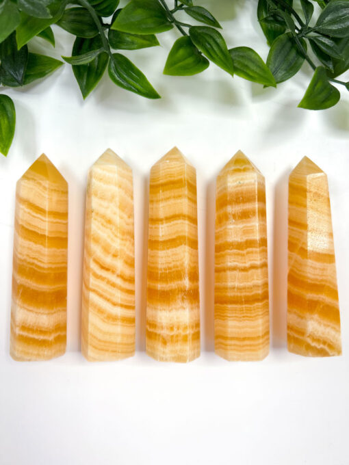 Orange Calcite point