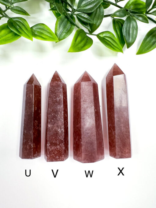 Strawberry Quartz point