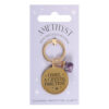 I Have A Crystal For That Amethyst crystal keyring