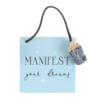 Manifest Your Dreams With Raw Sodalite Charm Hanging Sign