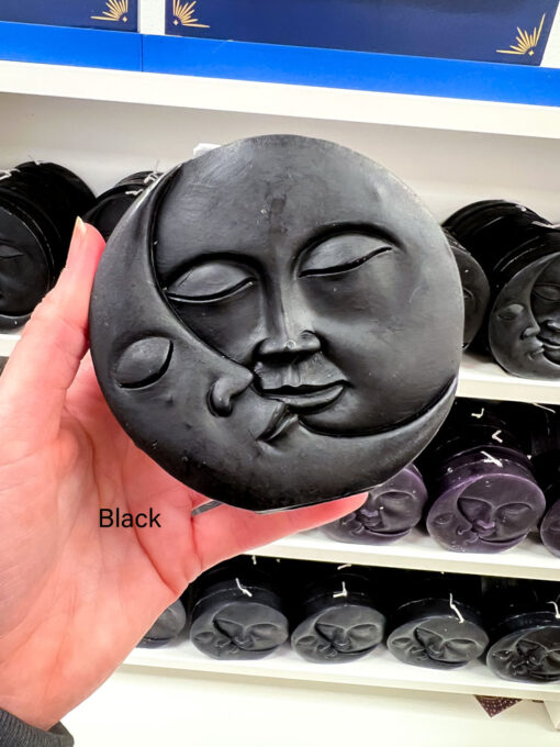 Sun and Moon Face Candle