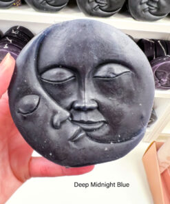 Sun and Moon Face Candle