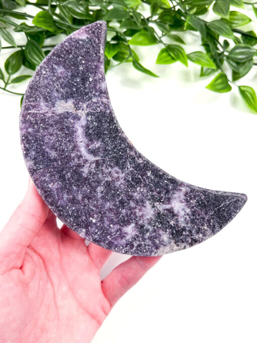 Large Lepidolite Moon