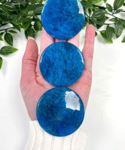 Blue Apatite Buttons