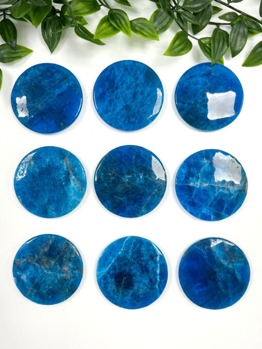 Blue Apatite Buttons