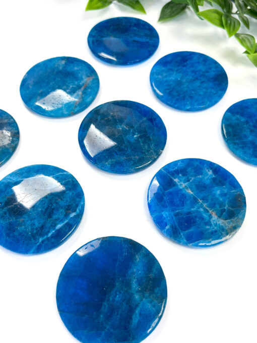 Blue Apatite Buttons