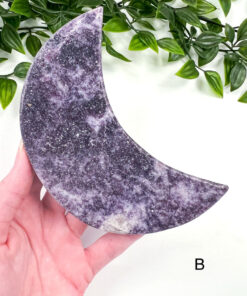 Large Lepidolite Moon