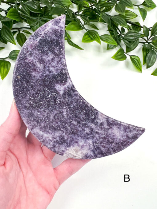 Large Lepidolite Moon