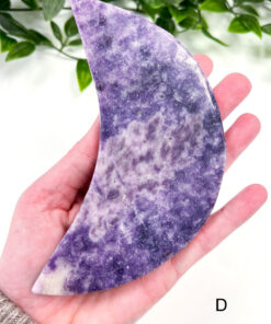 Large Lepidolite Moon