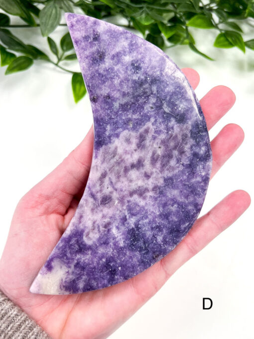 Large Lepidolite Moon