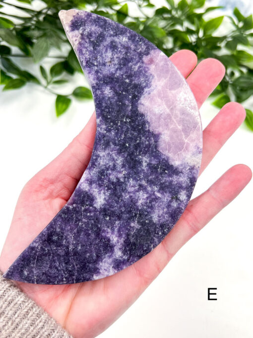 Large Lepidolite Moon