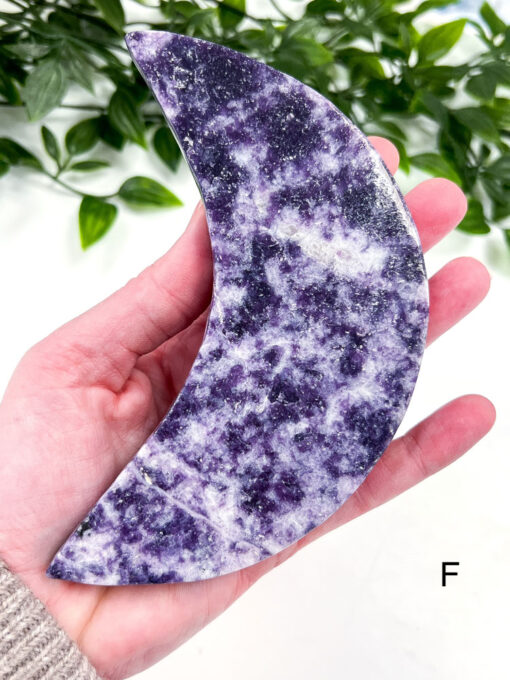 Large Lepidolite Moon