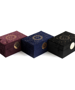 Velvet Sun and Moon Jewellery Box