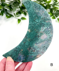 Large Moss Agate moon