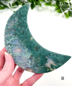 Large Moss Agate moon