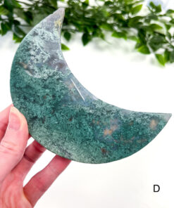 Large Moss Agate moon