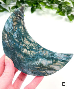 Large Moss Agate moon