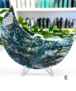 Large Moss Agate moon