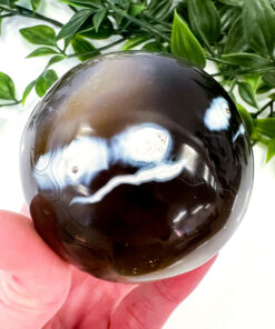 Orca Agate sphere