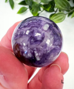 Charoite sphere