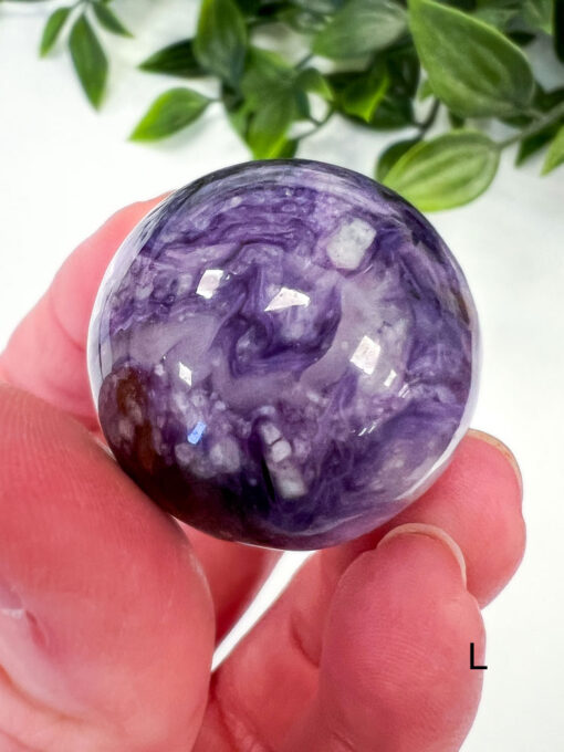 Charoite sphere