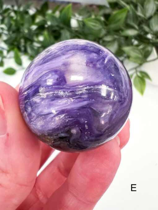 Charoite sphere