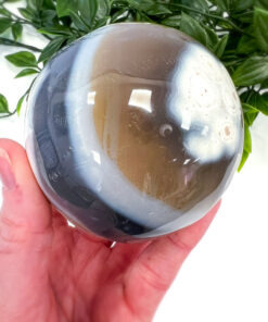 Orca Agate sphere