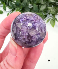 Charoite sphere