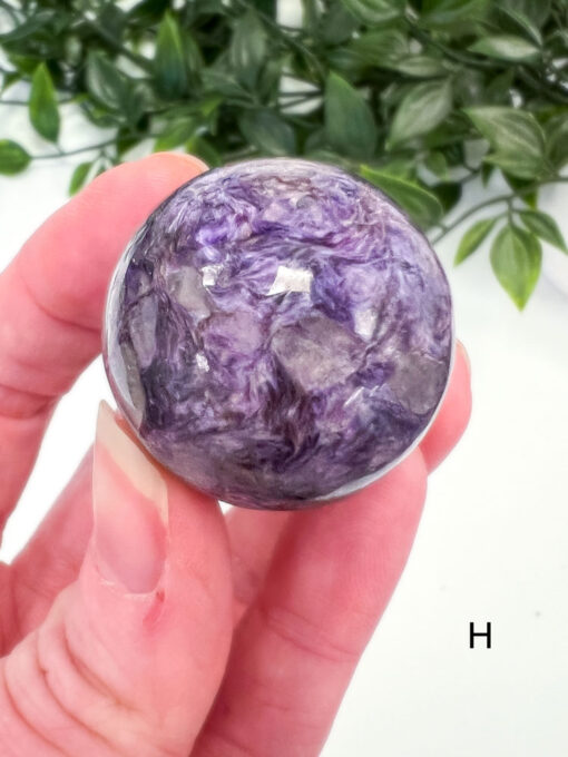 Charoite sphere