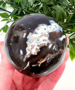 Orca Agate sphere