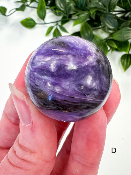 Charoite sphere