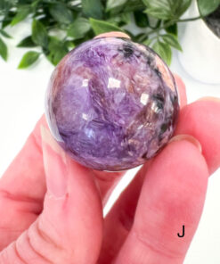 Charoite sphere