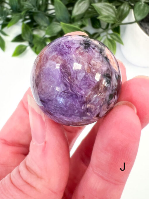 Charoite sphere