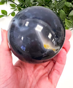 Orca Agate sphere