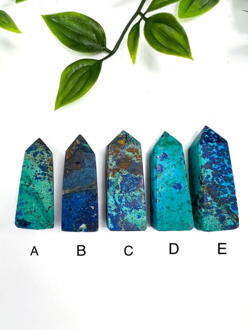 Azurite Malachite point