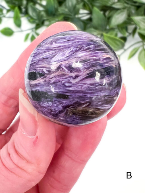 Charoite sphere