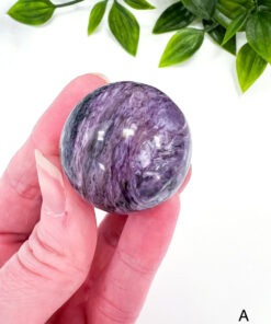 Charoite sphere