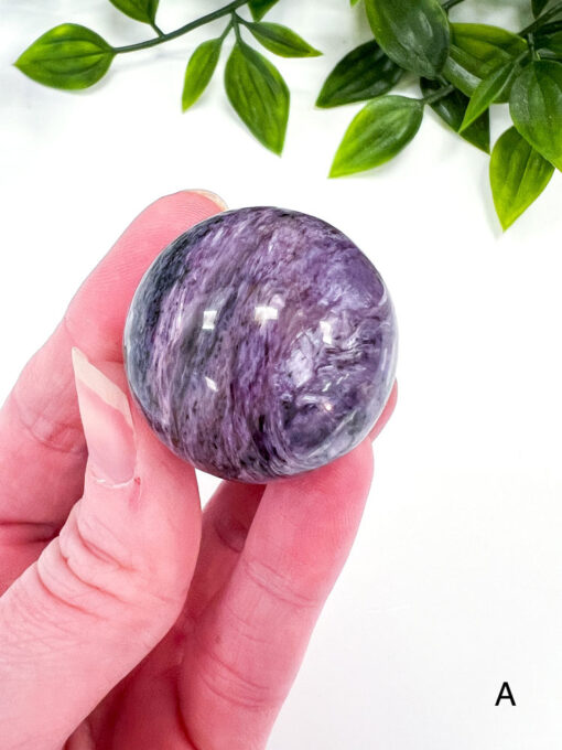 Charoite sphere