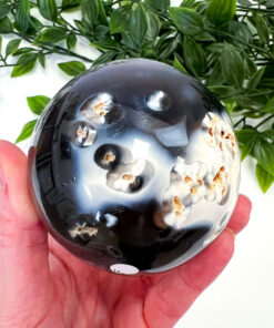 Orca Agate sphere