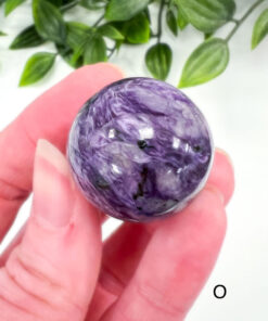 Charoite sphere