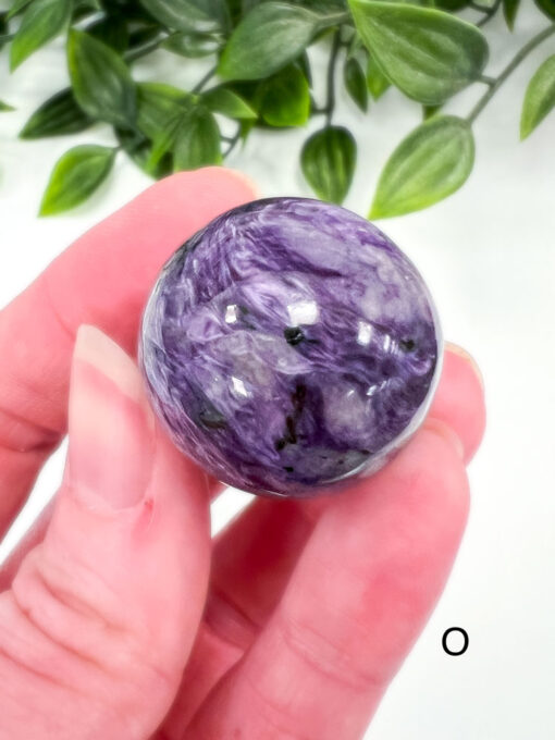 Charoite sphere